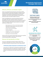 Solver for SaaS Industry Datasheet