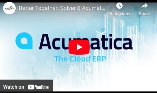 Better Together: Solver & Acumatica